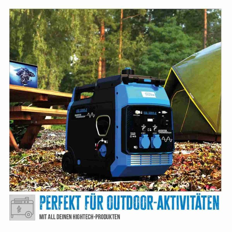 Güde Machinery Inverter ISG 3200W  Bensin strømaggregat